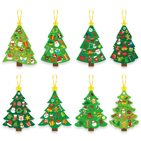 Kids DIY Christmas Tree Decor Kit – 2025 Christmas Ornaments & 2026 New Year Holiday Gifts
