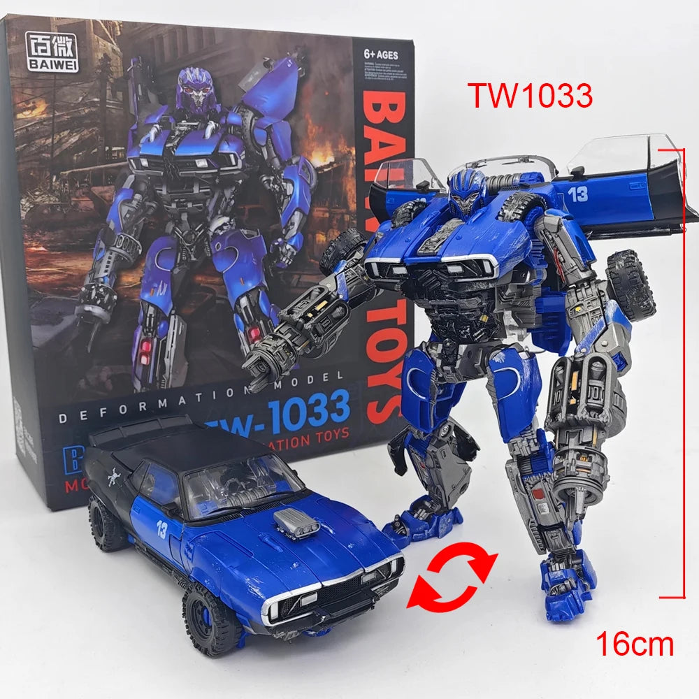 BAIWEI TW1033 Dropkick Blue Warrior Transformation Toy – Car Robot Action Figure Anime Model SS46/SS105