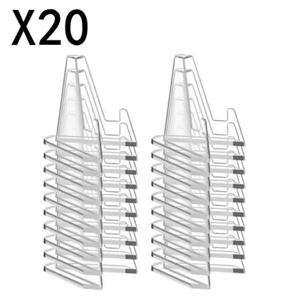 Clear Acrylic Coin & Card Display Stand – 1-30PCS Mini Easel Holder for Trading Cards, KPOP Idol Cards & Collectible Organizer Stand