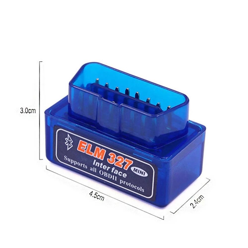 ELM327 OBD2 Mini Code Reader - 16 PIN V2.1 Bluetooth Car Diagnostic Scanner Tool for Android Vehicles