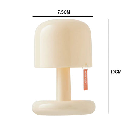 Cozy Ambiance Anywhere: Mini Desktop Sunset Night Lamp - Mushroom Style LED Night Light - USB Rechargeable - Perfect for Coffee Bars, Home Decor, and Bedroom Atmosphere