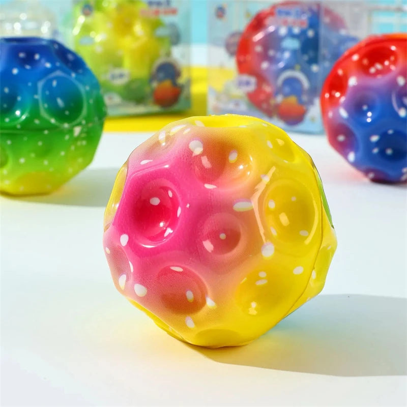2pcs High Bounce Anti-Gravity Rubber Balls – Soft Outdoor Sport & Stress Relief Toy