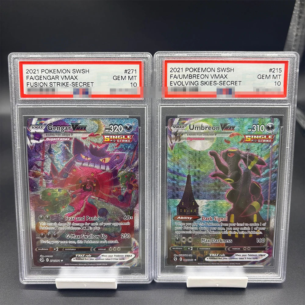 DIY 2023 PTCG Van Gogh Pikachu & Grey Felt Hat Collection Card – 10-Point Rating Anime Game Card Gift Toy