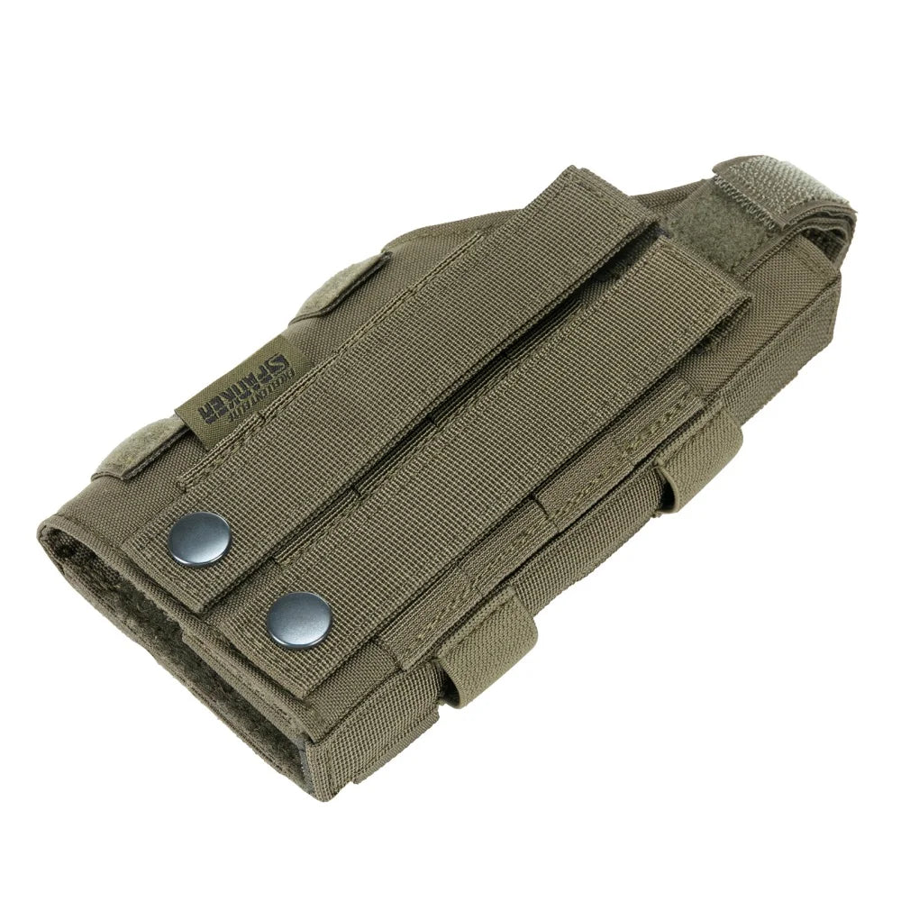 Left Hand Tactical Pistol Holster - Adjustable Glock 17 Gun Case with Magazine Pouch for Hunting & Outdoor Use