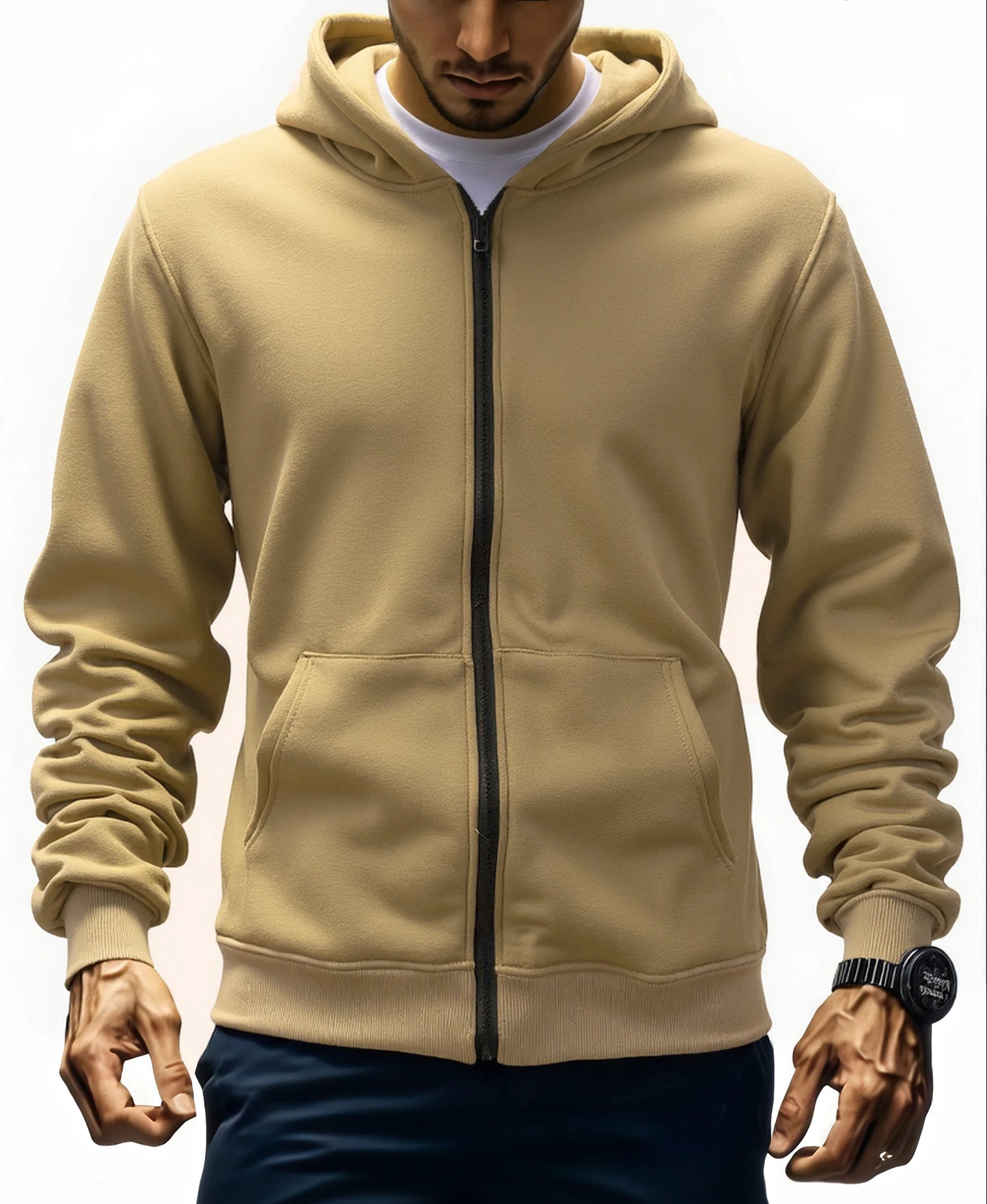 Autumn/Winter Loose Cotton Hoodie – Unisex Casual American Fashion Backpack Style