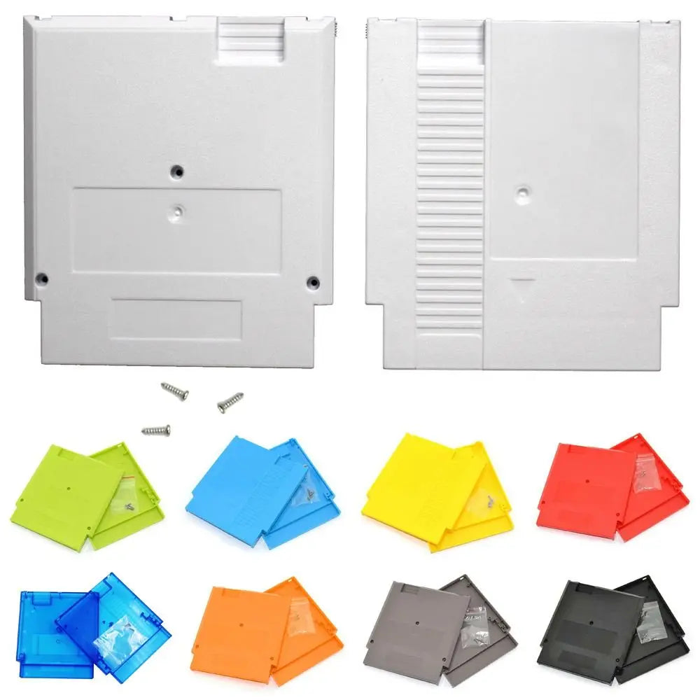 NES Game Cartridge Replacement Shell - Durable Plastic Protective Game Card Case Cover