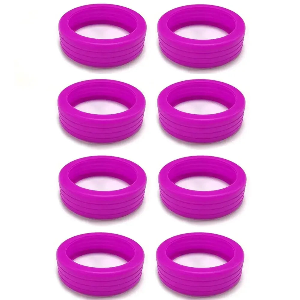 4/8PCS Travel Luggage Wheel Protectors — Noise-Reducing Caster Covers for Suitcase Trolley Boxes
