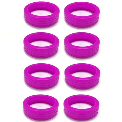 4/8PCS Travel Luggage Wheel Protectors — Noise-Reducing Caster Covers for Suitcase Trolley Boxes