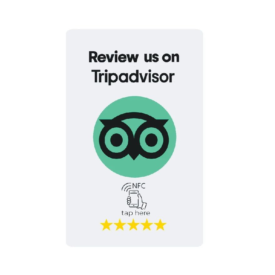 Universal NFC Google Review Cards – Instagram & Facebook Tap-to-URL Social Business Cards for Android & iPhone