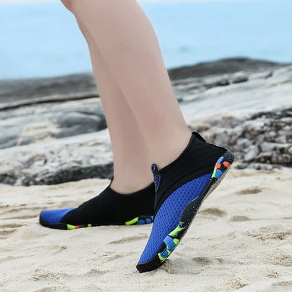 Unisex Quick-Dry Aqua Shoes – Breathable Water Sneakers for Swimming, Beach, and Outdoor Upstream Activities (Sizes 35-45)