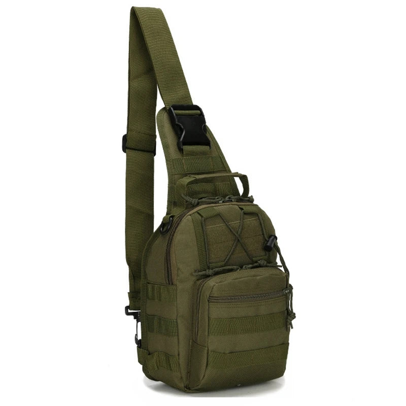 Men’s Waterproof Outdoor Crossbody Chest Bag – Sports Bike Shoulder Handbag
