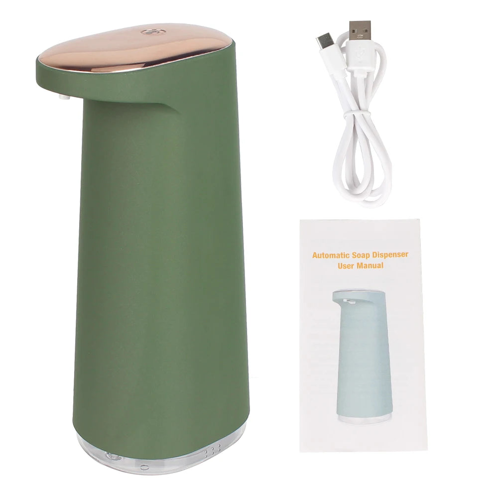 450ML Touchless Automatic Foaming Soap Dispenser — USB Rechargeable Hand-Free Bathroom & Kitchen Use