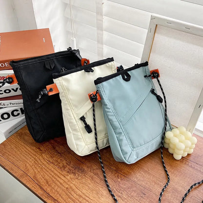 Fashion Mini Waterproof Messenger Bag: Small Square Travel Bag for Men and Women - Casual Shoulder Crossbody Mobile Phone Bag