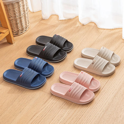 EVA Couple Slip-On Slippers – Soft-Soled Comfortable Home & Casual Slippers