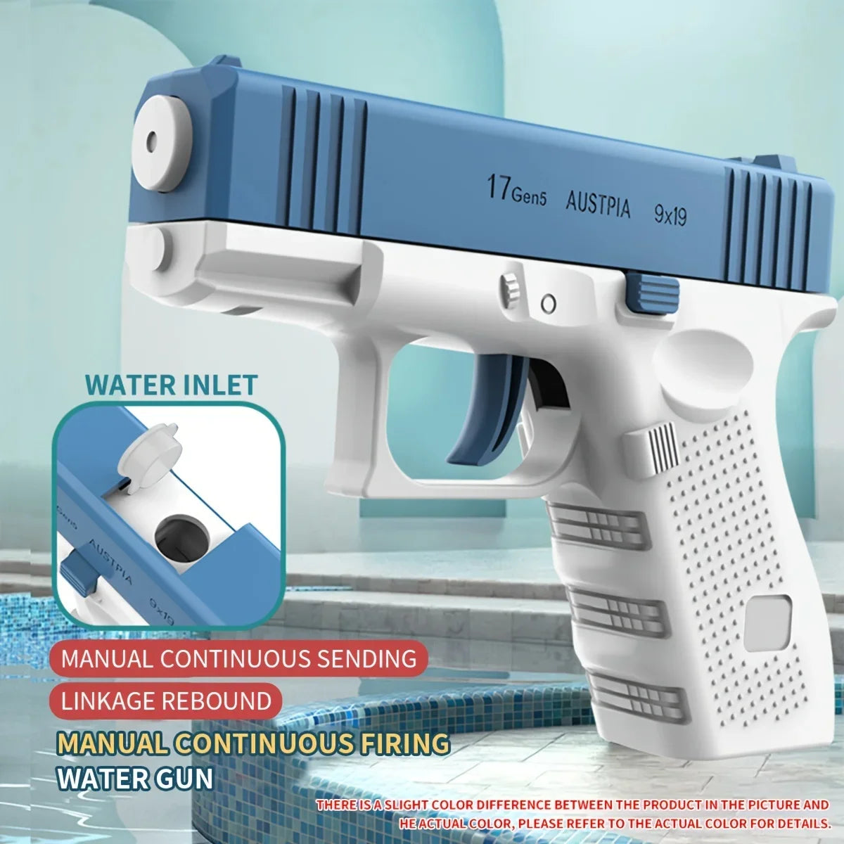 High-Pressure Water Gun Toy – Automatic Energy Spray Blaster for Kids, Strong Charging Water Shooter