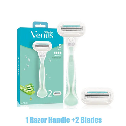 Gillette Venus Safety Razor for Women - 3/5 Blade Shaver for Face, Arms, Legs, and Hair Removal
