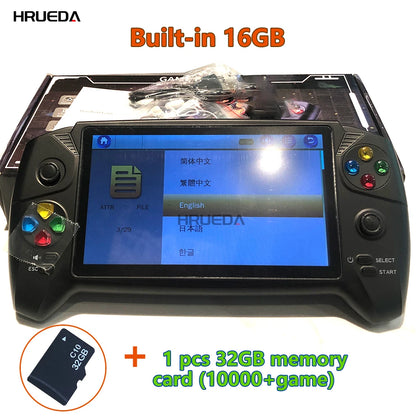 7.0" Retro Handheld Game Console - Dual Joysticks Classic Gaming Player for PS1, GBA, NES & FC Games