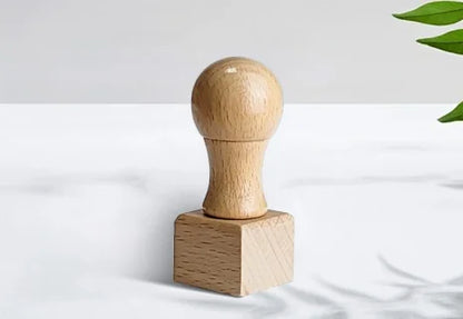 Personalized Custom Wooden Stamp – Wedding Seal, Logo Stamp for Invitations, Stationery, Name & Business Branding