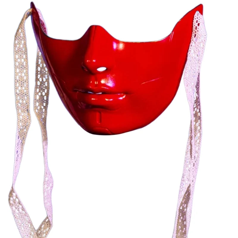 Masquerade Half Face Mask for Men & Women – Cosplay Halloween Eyemask, Costume Eye & Mouth Cover
