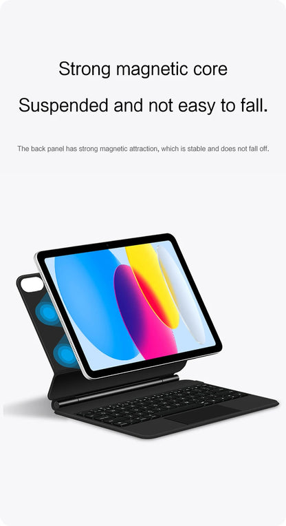 Magic Keyboard for iPad Pro 11/12.9, Air 4/5 & iPad 10th Gen – Smart Magnetic Case & Cover
