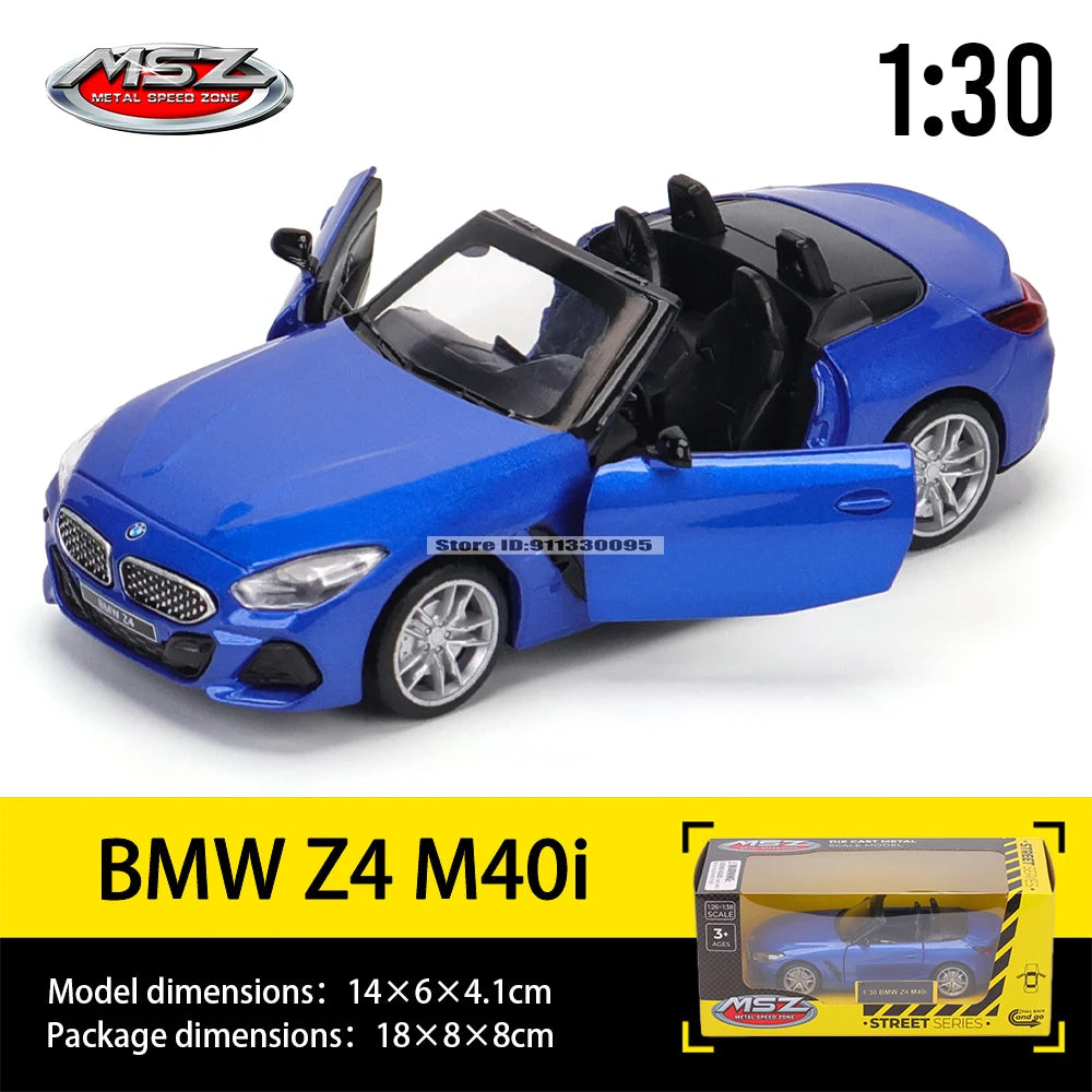 MSZ 1:32 Die-Cast Car Model — Porsche 911 GT3 RS, Audi, BMW & Nissan Alloy Toy Collectible, Decorative Gift for Kids & Adults