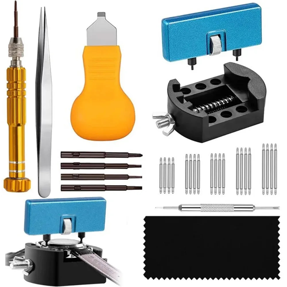Watch Repair Tool Kit – Link Band Pin Remover & Adjuster for Professional Watchmaking