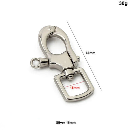 Auto-Locking Dog Leash Carabiner Clip – Swivel Rotating Ring Pet Hook for Outdoor Walking, Keychain & Pet Accessories