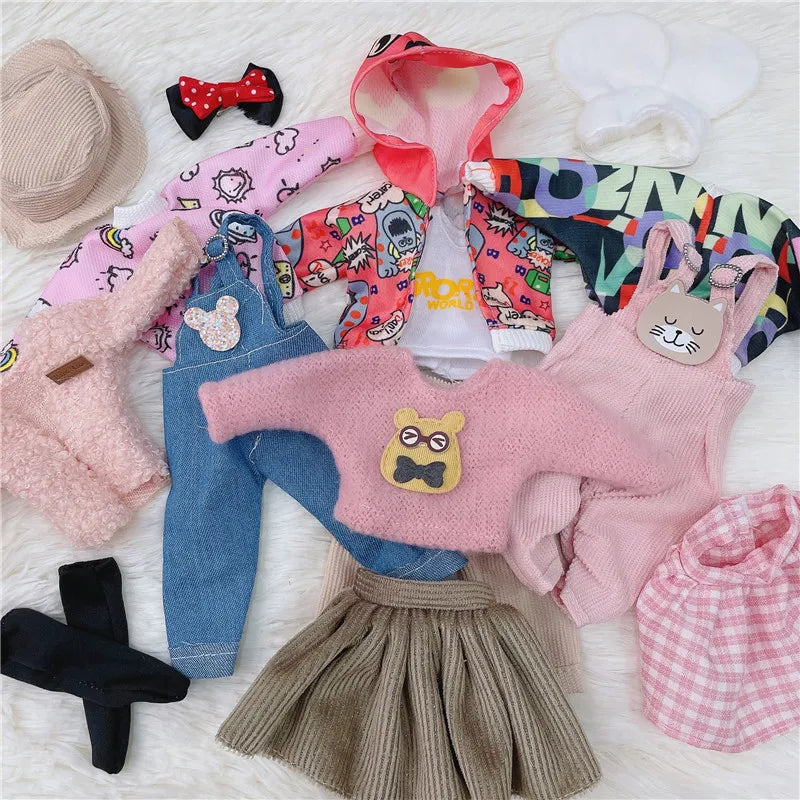 Clothes for 30cm 1/6 BJD Dolls – DIY Dress-Up Suit & Accessories for Girls’ Dolls (Check Size Chart)