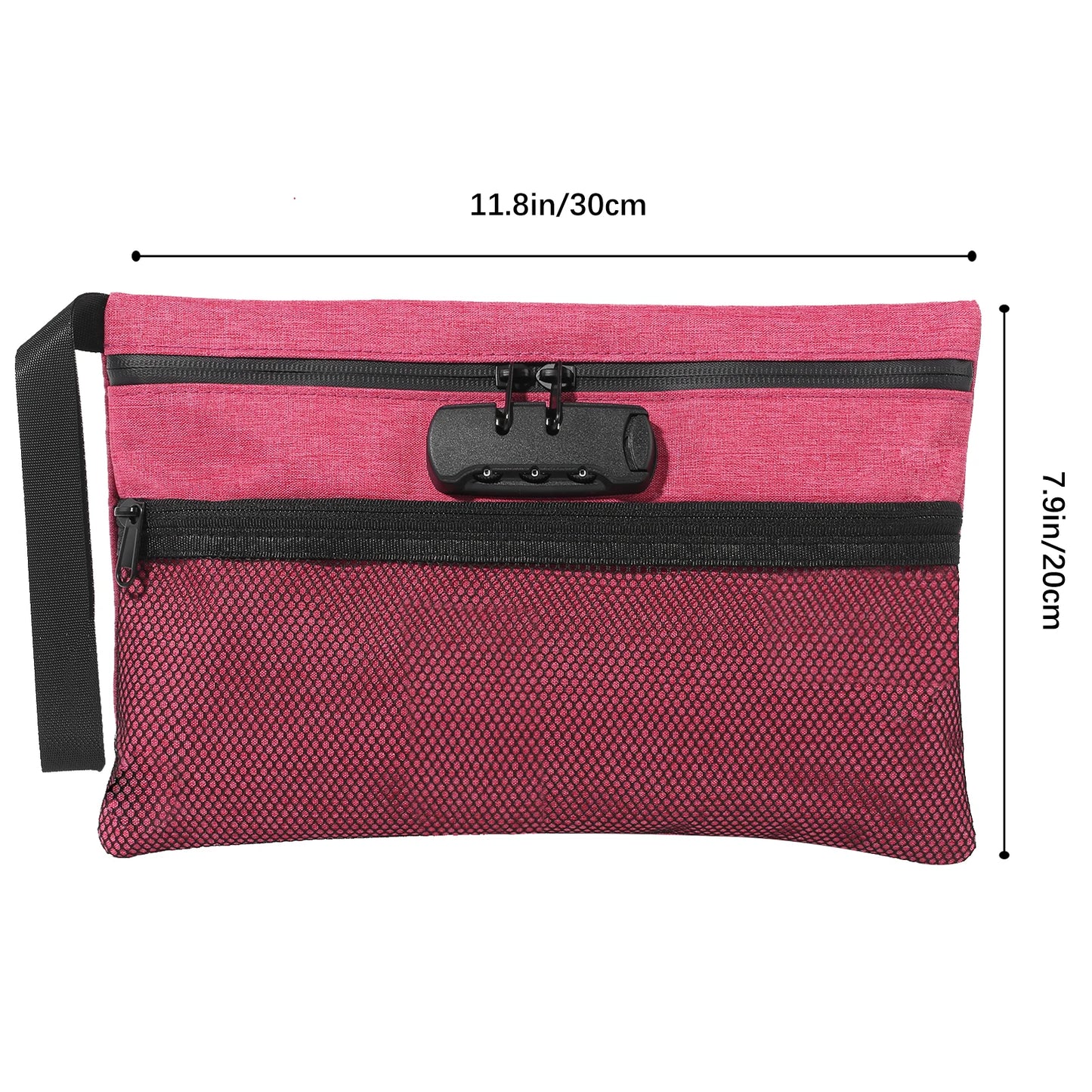 Smell-Proof Pouch with Combination Lock – Easy Storage Bag for Travel & Home Use