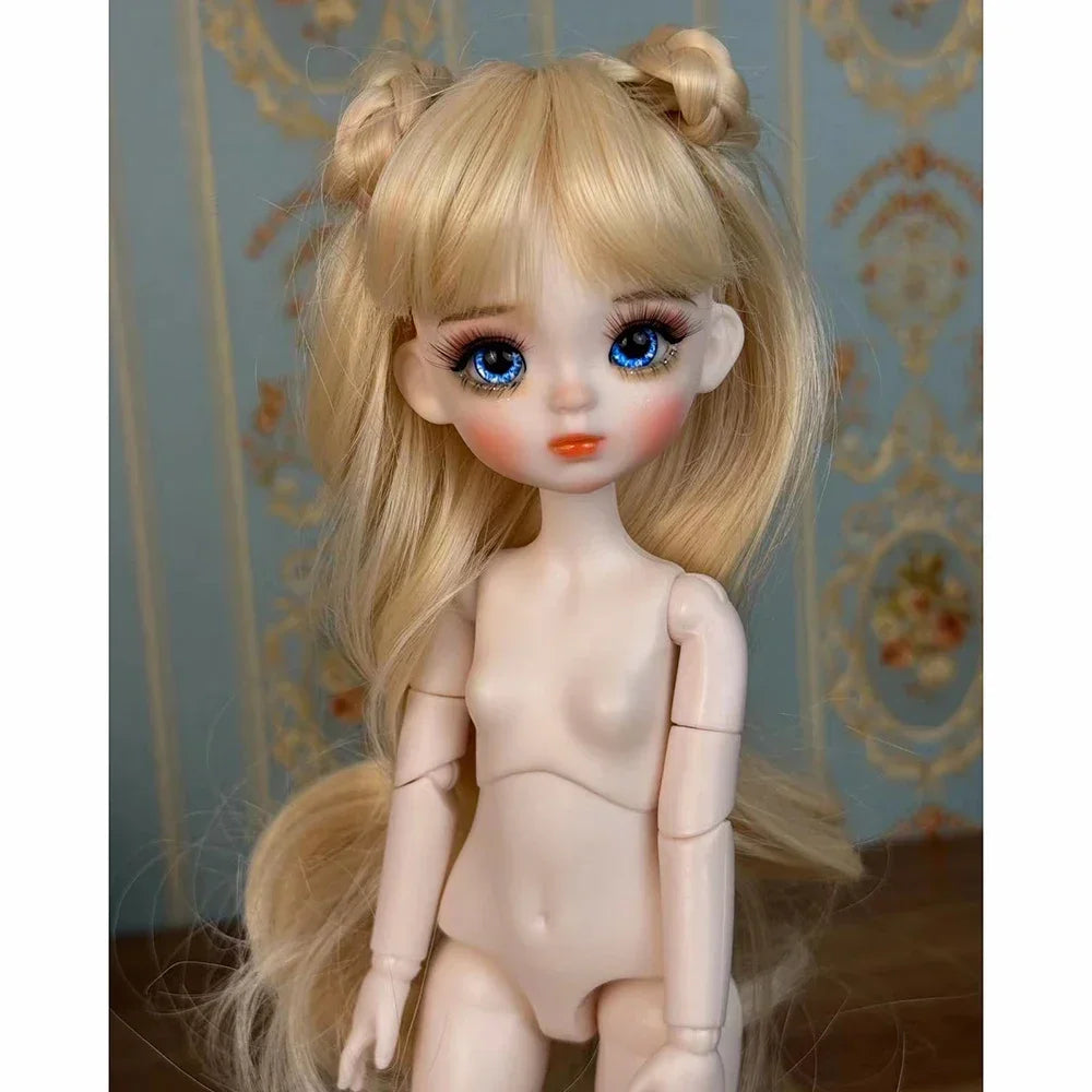 Sweet Doll 1/6 BJD Handmade 30cm Princess Doll – Makeup Doll for Girls Birthday Gift