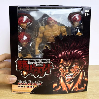 ST Baki Hanma Son of Ogre Action Figure – Hanma Yuujiro PVC Fighting Anime Model Toy Collection Gift