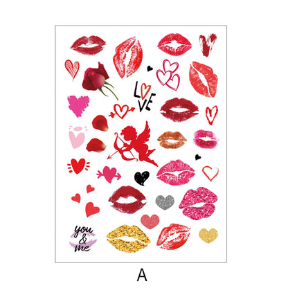 Waterproof Gold Foil Temporary Tattoo Stickers – Crown & Ring Bridal Party Body Art Decals