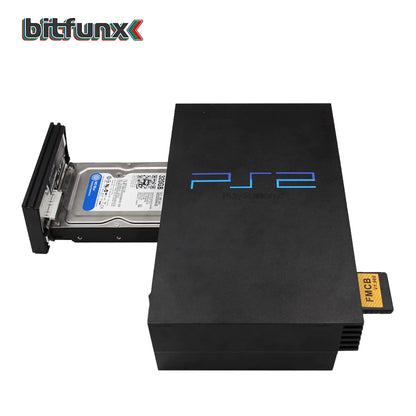 BitFunx GameStar SATA Adapter — 2.5 & 3.5 Inch HDD Hard Drive for PS2 Playstation 2 Console