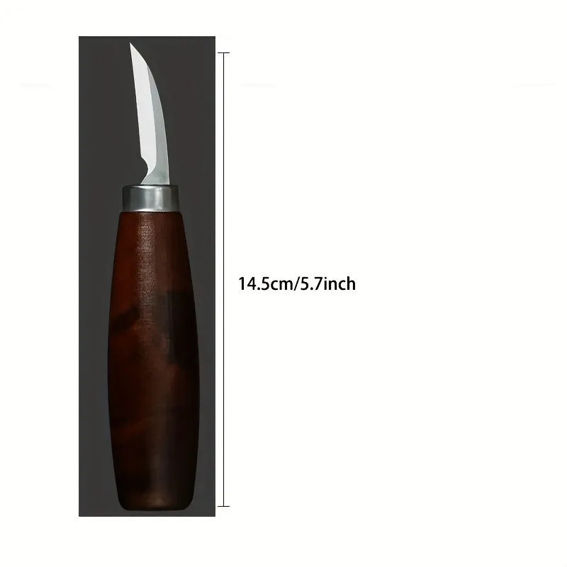 Wood Carving Knife Set - DIY Manual Woodworking Chisel Tools for Carving, Chipping & Craft Projects