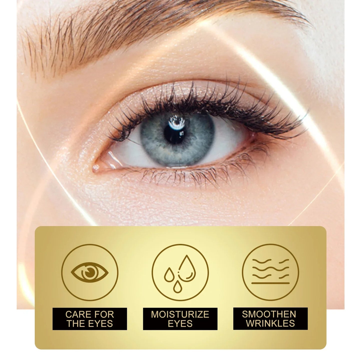 120ml Gold Ginseng Facial Essence Serum with Polypeptides Deep Hydration Brightening Moisturizing Skin Care Treatment
