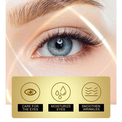 120ml Gold Ginseng Facial Essence Serum with Polypeptides Deep Hydration Brightening Moisturizing Skin Care Treatment