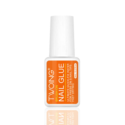 Twoing Waterproof Nail Adhesive — Long-Lasting, Fast-Drying, Formaldehyde-Free Glue for Acrylic & Fake Nails