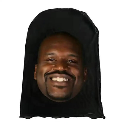 3D Balaclava Mask Hat - Seamless Kanye Face Mask for Pranks, Celebrity Hip Hop Hood Headgear