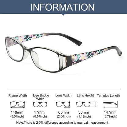 Women’s & Unisex Presbyopia Reading Glasses — Stylish Diopter Readers +1.0 to +4.0