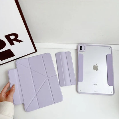 Magnetic Removable Case for iPad Air & Pro (11", 12.9", 9.7", 10.2") – Compatible with iPad 6th-10th Gen