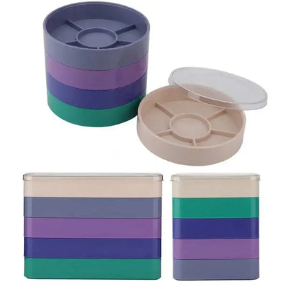 5-Layer Watch Parts Storage Box | Watchmaker Tool Organizer for Screws, Components & Movements