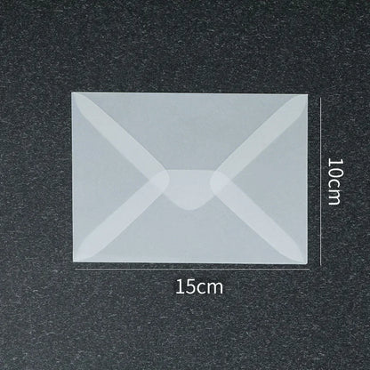 50 Pcs Blank Translucent Envelopes – for Invitations, Postcards, Gift Boxes, Wedding & Business Letters