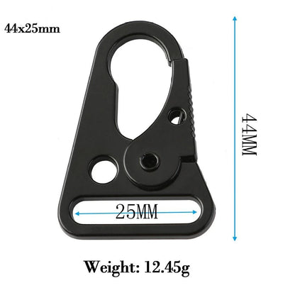 Aluminum Eagle Hook Carabiner Buckle – 10 Sizes Outdoor Climbing Strap Clip Tool