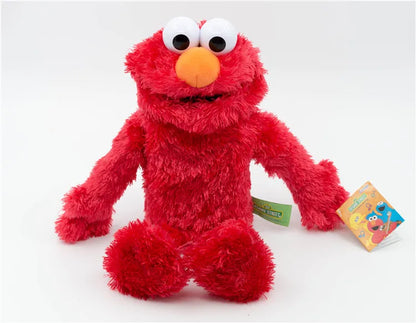 Sesame Street Plush Puppet Toys - Soft Stuffed Cartoon Figures for Kids Pretend Play & Collection