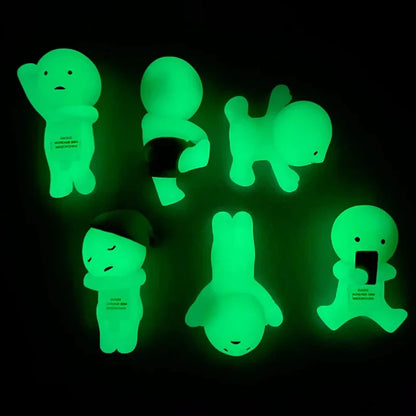 Smiski Hippers Luminous Elf Blind Box – Cute Mini Night Light Doll, Cartoon Figure Christmas Gift