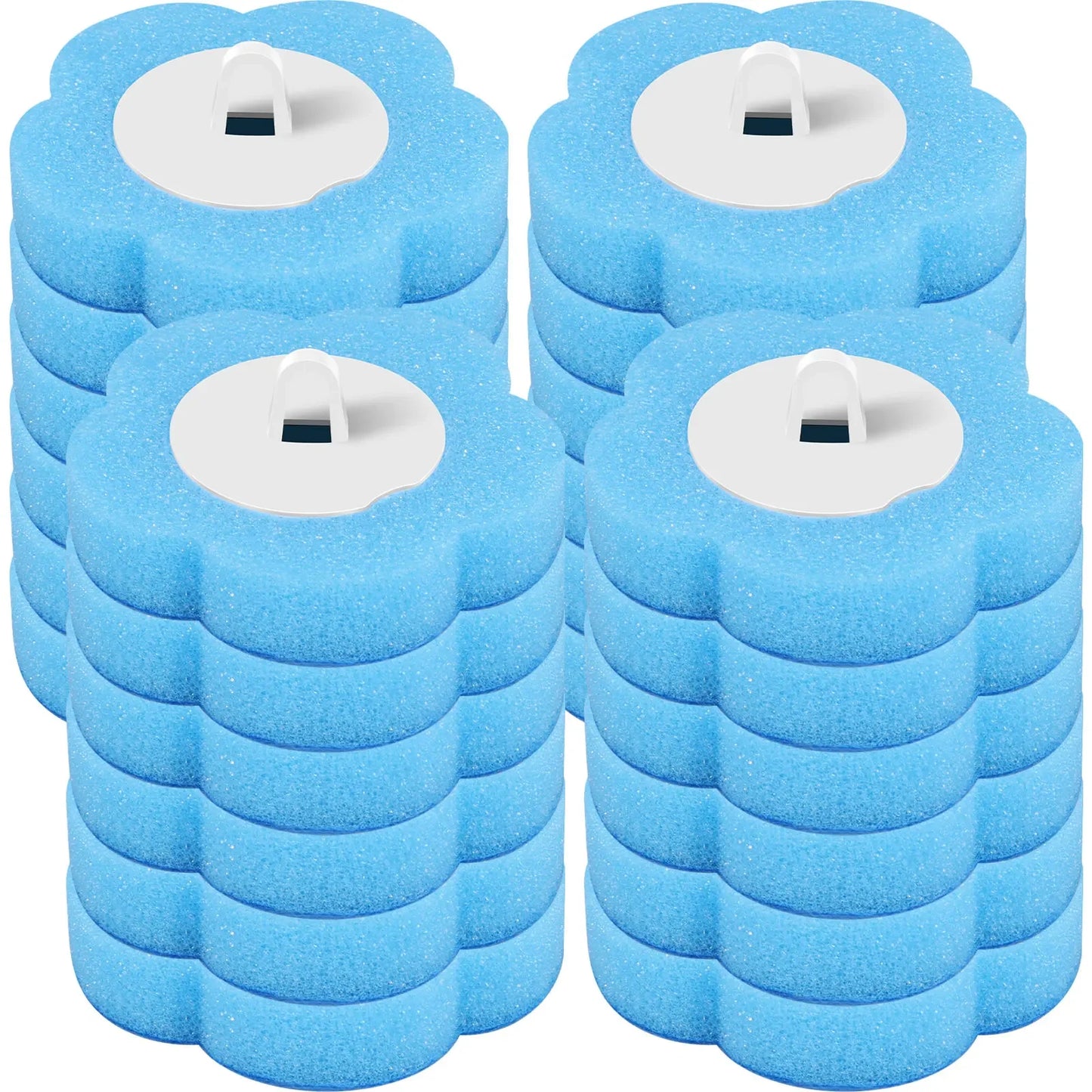18/36Pcs Disposable Toilet Brush Kit - Wall-Mounted Bathroom Cleaning Tool with Long Handle & Refill WC Accessories