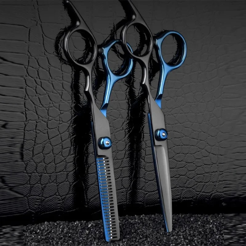 6.5" Professional Hair Scissors Set – Hairdressing & Thinning Barber Scissors for Cutting