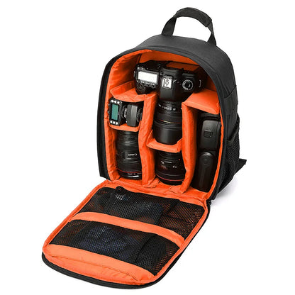 Outdoor Waterproof Camera Backpack — Digital Shoulder Bag for DSLR, Canon, Nikon, Sony Photography Equipment
