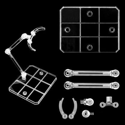 Clear Acrylic Action Figure Stand - Display Base Holder for Dolls, Toy Models & Collectible Figures