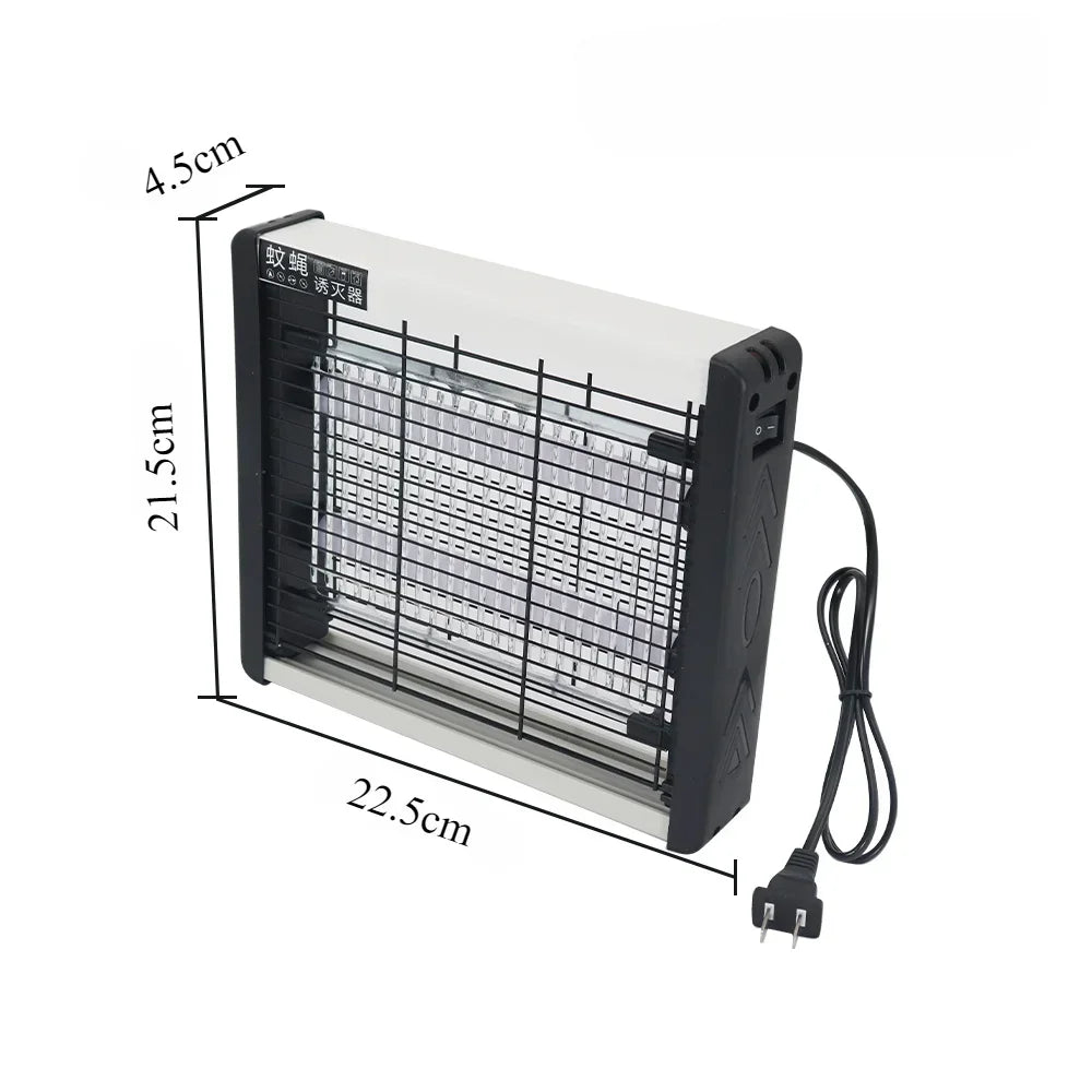 UV Mosquito Killer Lamp - Electric Indoor Fly Trap with Hanging Hook for Home, Hotel & Restaurant Use